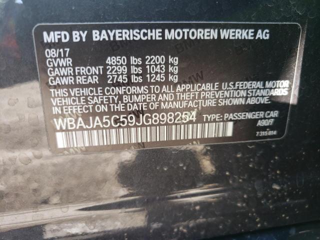 Photo 9 VIN: WBAJA5C59JG898254 - BMW 530 I 