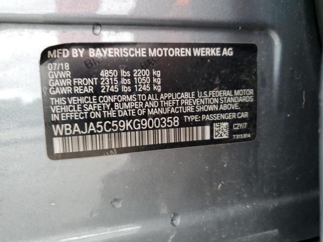 Photo 12 VIN: WBAJA5C59KG900358 - BMW 530 I 