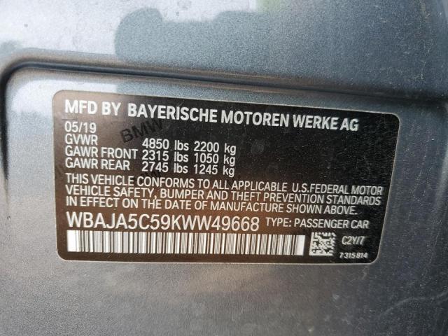 Photo 12 VIN: WBAJA5C59KWW49668 - BMW 530 I 