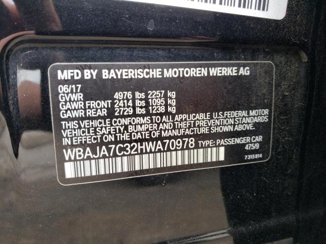 Photo 11 VIN: WBAJA7C32HWA70978 - BMW 530 XI 