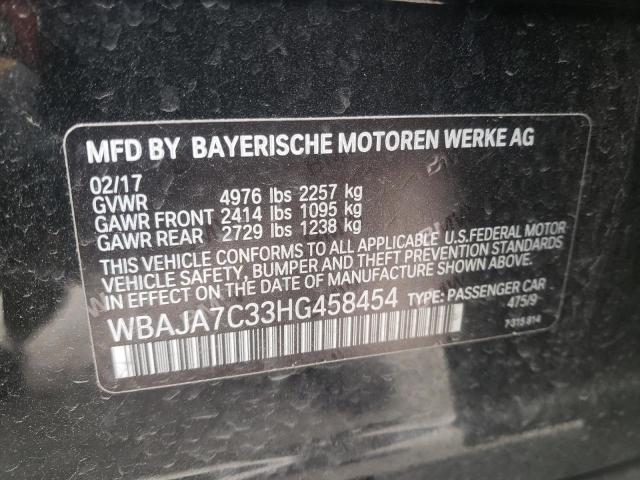 Photo 9 VIN: WBAJA7C33HG458454 - BMW 530 