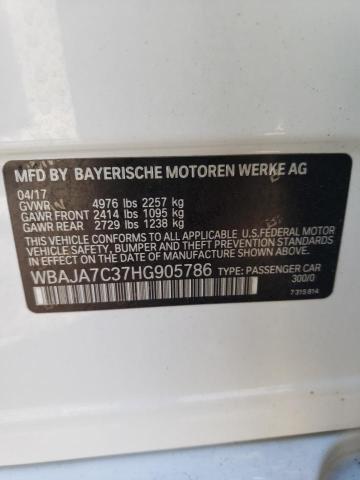 Photo 9 VIN: WBAJA7C37HG905786 - BMW 530 XI 