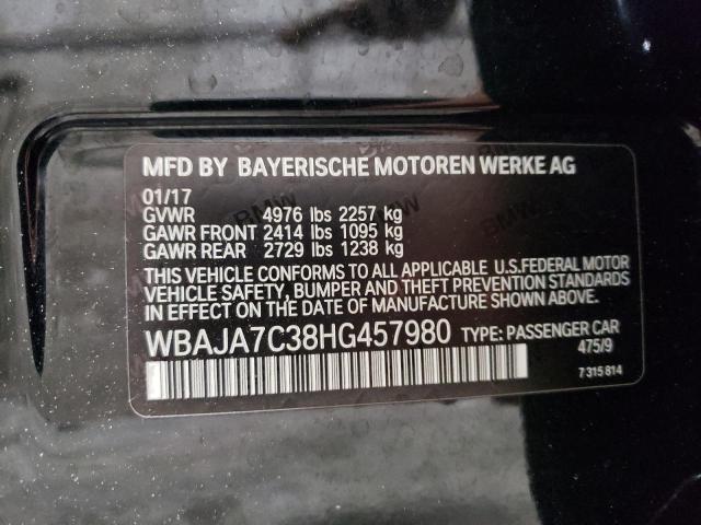 Photo 11 VIN: WBAJA7C38HG457980 - BMW 5 SERIES 