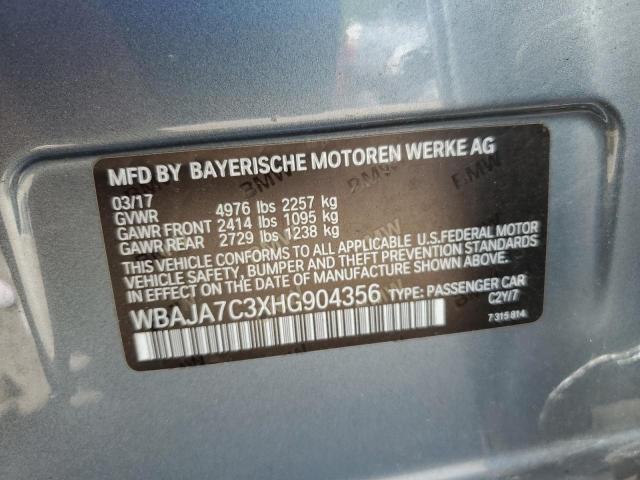 Photo 11 VIN: WBAJA7C3XHG904356 - BMW 530I 