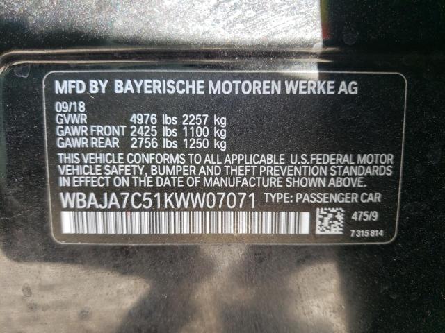 Photo 9 VIN: WBAJA7C51KWW07071 - BMW 530 XI 