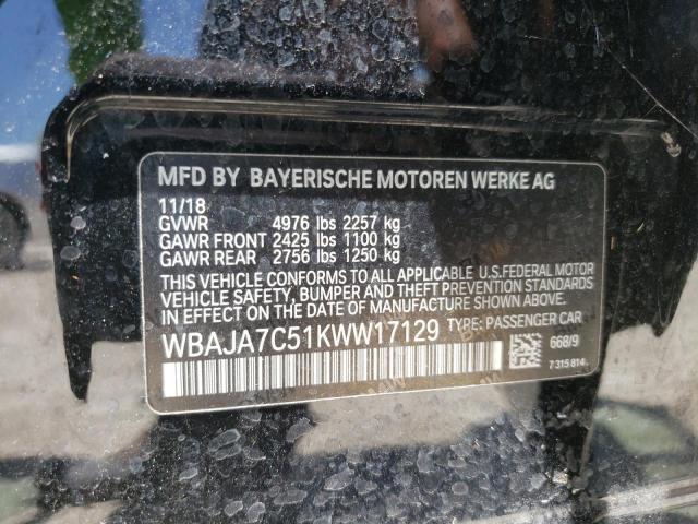 Photo 11 VIN: WBAJA7C51KWW17129 - BMW 5 SERIES 