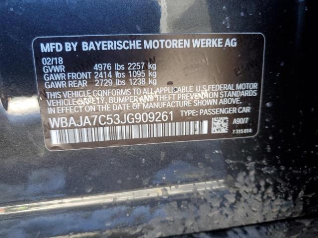 Photo 11 VIN: WBAJA7C53JG909261 - BMW 530I 