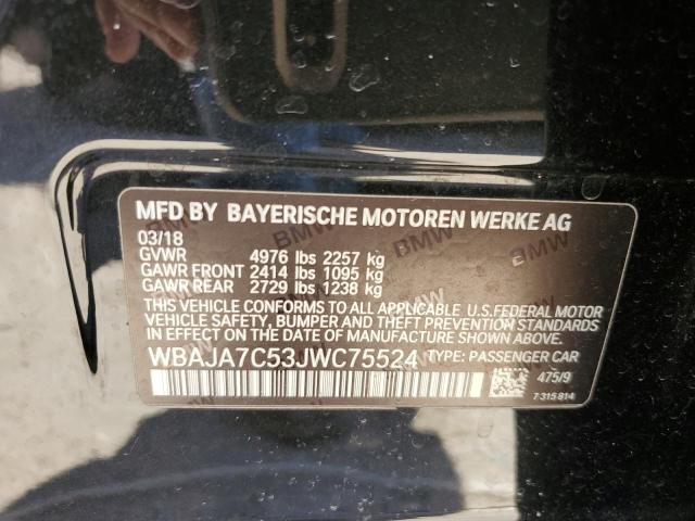 Photo 11 VIN: WBAJA7C53JWC75524 - BMW 530 XI 