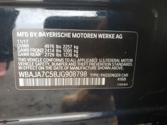 Photo 9 VIN: WBAJA7C58JG908798 - BMW 530 XI 