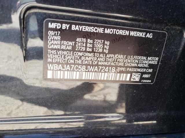 Photo 11 VIN: WBAJA7C58JWA72418 - BMW 5 SERIES 