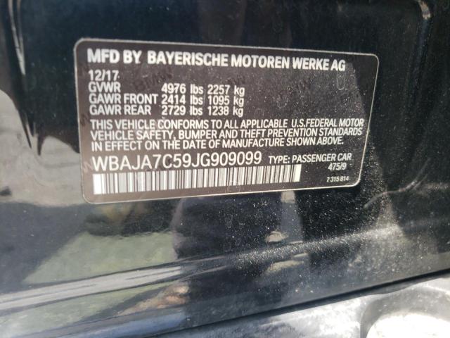 Photo 9 VIN: WBAJA7C59JG909099 - BMW 530 XI 