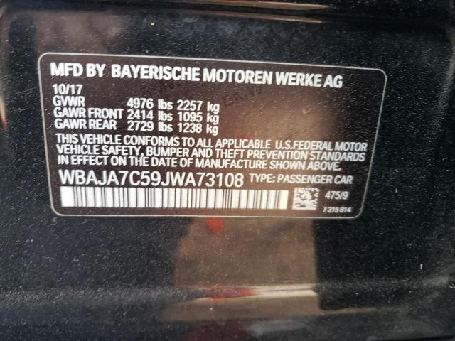 Photo 11 VIN: WBAJA7C59JWA73108 - BMW 530I 