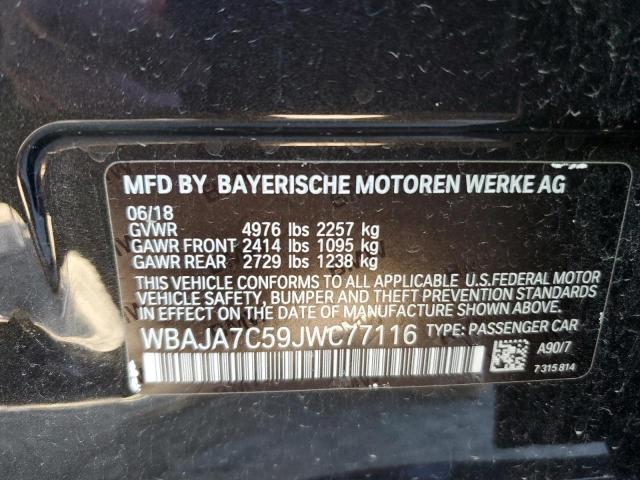 Photo 12 VIN: WBAJA7C59JWC77116 - BMW 530 XI 