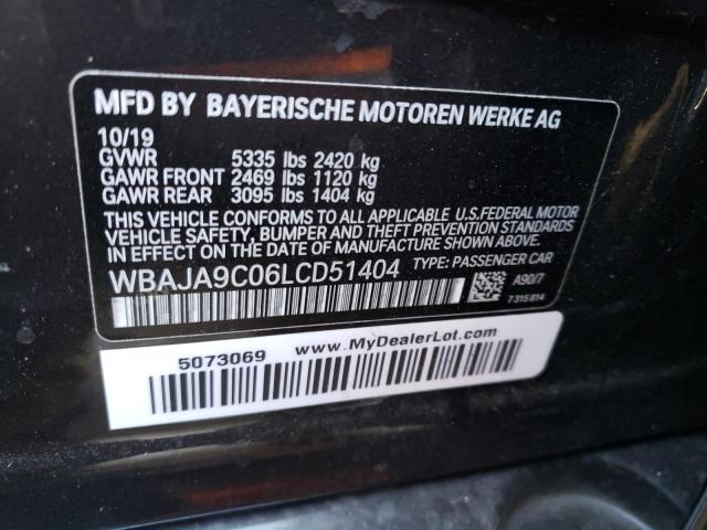 Photo 11 VIN: WBAJA9C06LCD51404 - BMW 5 SERIES 