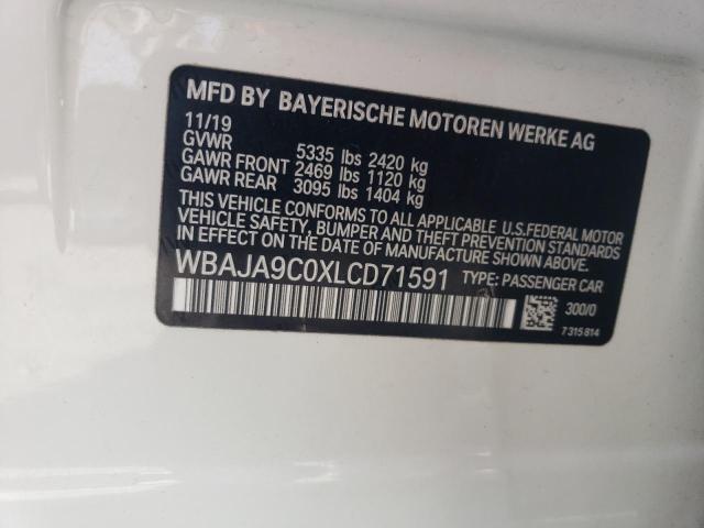 Photo 12 VIN: WBAJA9C0XLCD71591 - BMW 530E 