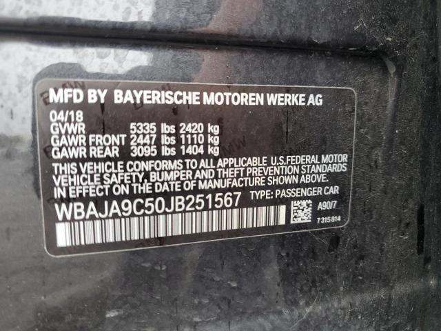 Photo 12 VIN: WBAJA9C50JB251567 - BMW 530E 