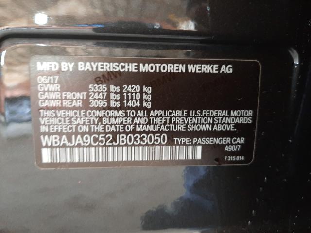 Photo 9 VIN: WBAJA9C52JB033050 - BMW 530E 