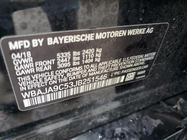 Photo 12 VIN: WBAJA9C53JB251546 - BMW 530E 