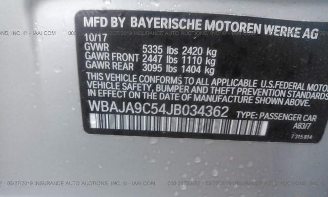 Photo 8 VIN: WBAJA9C54JB034362 - BMW 530E 