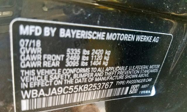 Photo 9 VIN: WBAJA9C55KB253767 - BMW 530E 