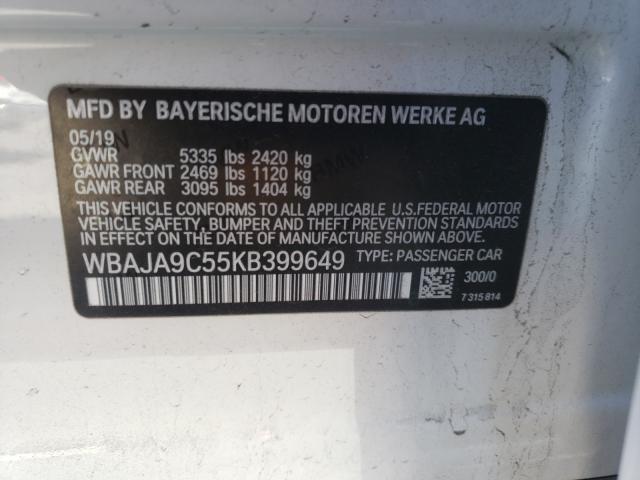 Photo 9 VIN: WBAJA9C55KB399649 - BMW 530E 