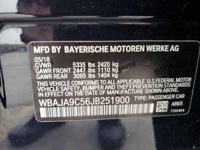 Photo 11 VIN: WBAJA9C56JB251900 - BMW 530E 