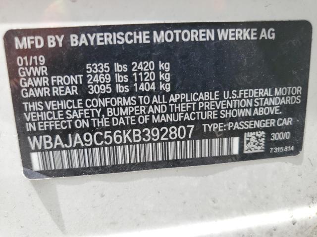 Photo 12 VIN: WBAJA9C56KB392807 - BMW 5 SERIES 