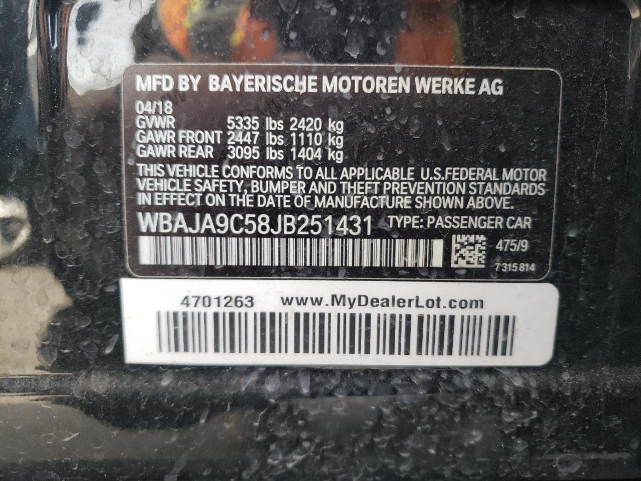 Photo 11 VIN: WBAJA9C58JB251431 - BMW 5ER 