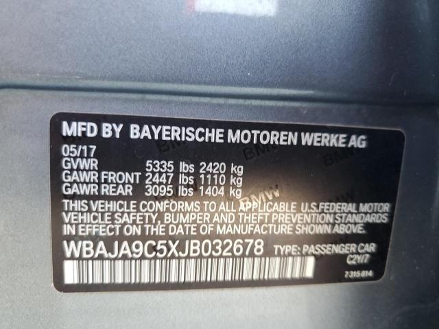 Photo 11 VIN: WBAJA9C5XJB032678 - BMW 530E 