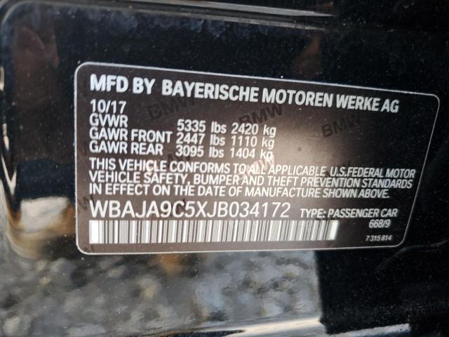 Photo 11 VIN: WBAJA9C5XJB034172 - BMW 530E 