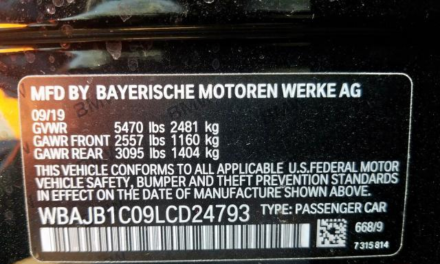 Photo 9 VIN: WBAJB1C09LCD24793 - BMW 530XE 