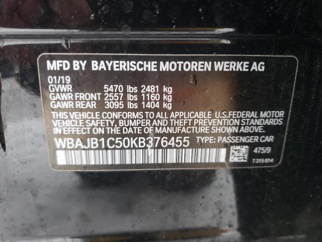 Photo 9 VIN: WBAJB1C50KB376455 - BMW 530XE 