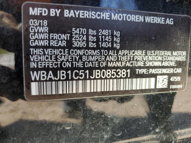 Photo 11 VIN: WBAJB1C51JB085381 - BMW 530XE 