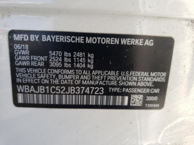 Photo 9 VIN: WBAJB1C52JB374723 - BMW 530XE 