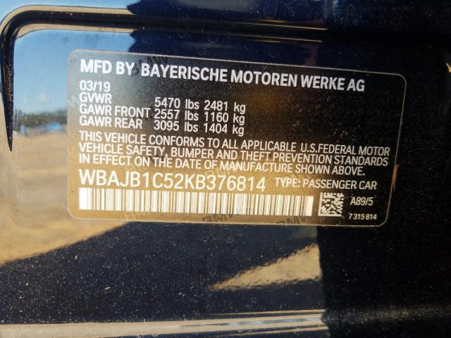 Photo 9 VIN: WBAJB1C52KB376814 - BMW 530XE 