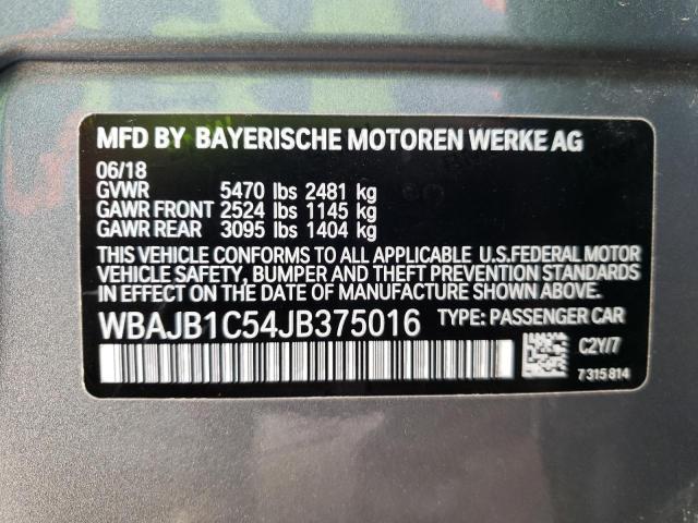 Photo 9 VIN: WBAJB1C54JB375016 - BMW 530XE 