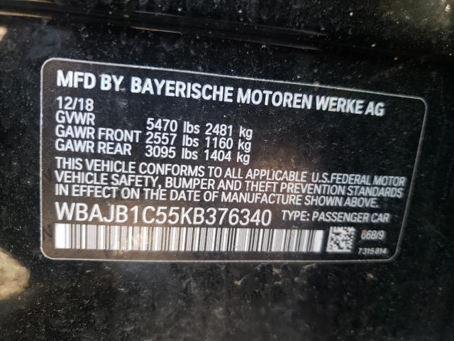 Photo 9 VIN: WBAJB1C55KB376340 - BMW 530XE 