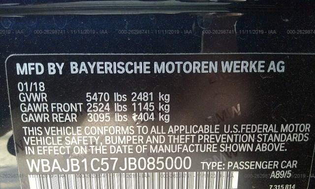 Photo 8 VIN: WBAJB1C57JB085000 - BMW 530XE 