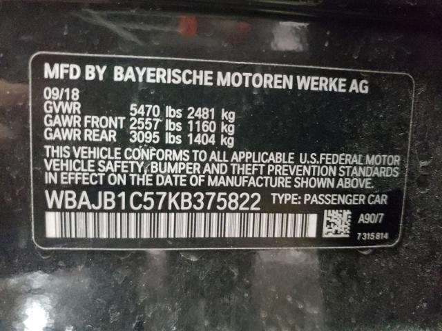 Photo 9 VIN: WBAJB1C57KB375822 - BMW 530XE 