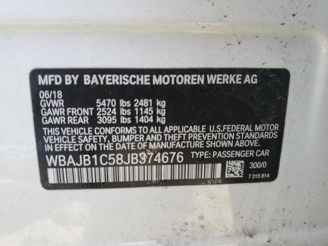 Photo 11 VIN: WBAJB1C58JB374676 - BMW 530XE 