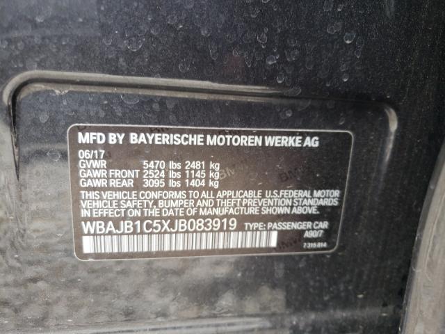 Photo 9 VIN: WBAJB1C5XJB083919 - BMW 530XE 