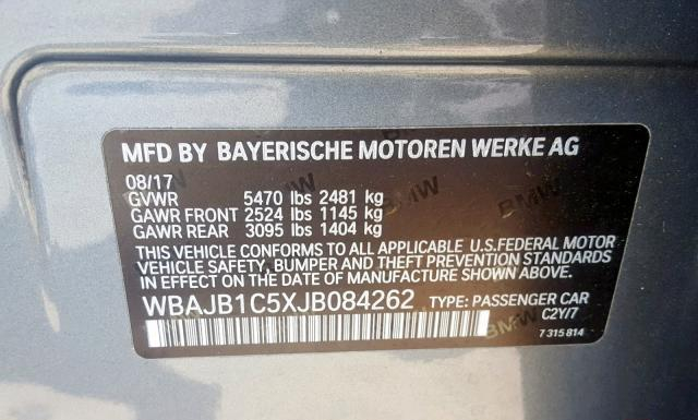 Photo 9 VIN: WBAJB1C5XJB084262 - BMW 530XE 