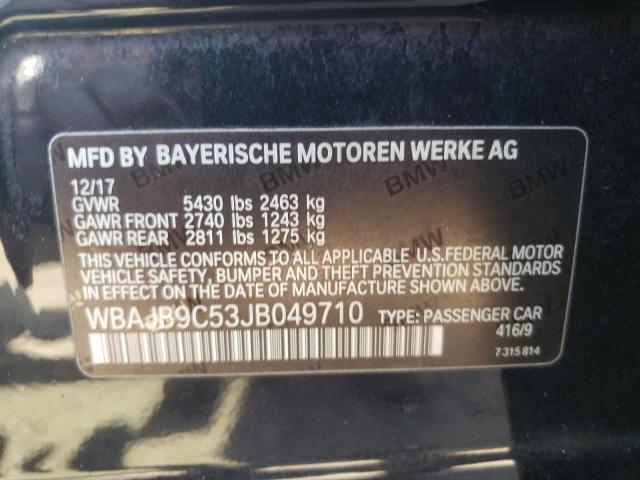 Photo 11 VIN: WBAJB9C53JB049710 - BMW M550XI 