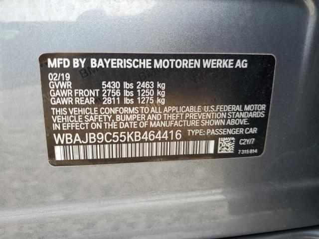 Photo 11 VIN: WBAJB9C55KB464416 - BMW M5 