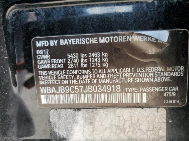 Photo 11 VIN: WBAJB9C57JB034918 - BMW M5 