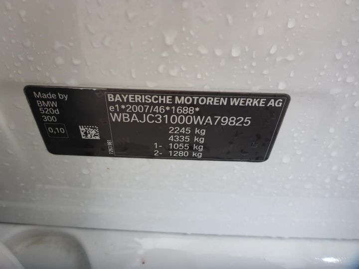 Photo 22 VIN: WBAJC31000WA79825 - BMW SERIA 5 