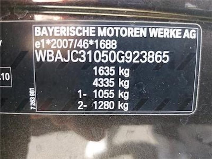 Photo 12 VIN: WBAJC31050G923865 - BMW 5 DIESEL - 2017 