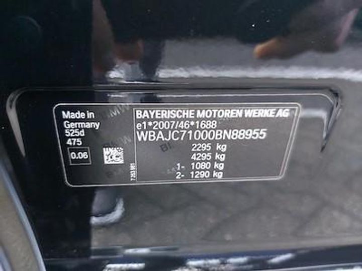 Photo 12 VIN: WBAJC71000BN88955 - BMW 5 DIESEL - 2017 