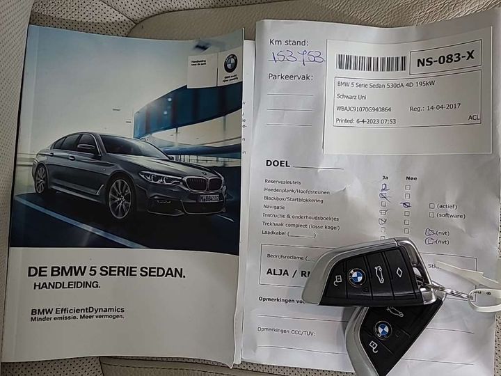 Photo 13 VIN: WBAJC91070G940864 - BMW 5 SERIE SEDAN 