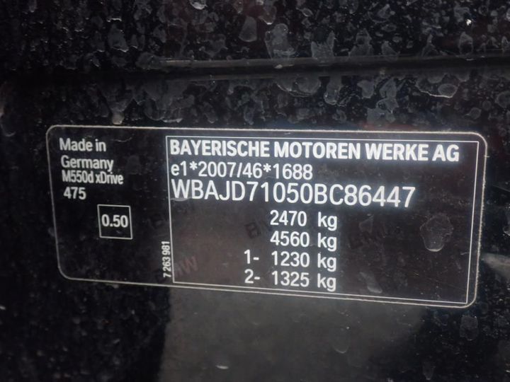 Photo 7 VIN: WBAJD71050BC86447 - BMW SRIE 5 